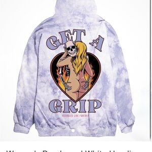 Women's Purple Graphic Hoodie